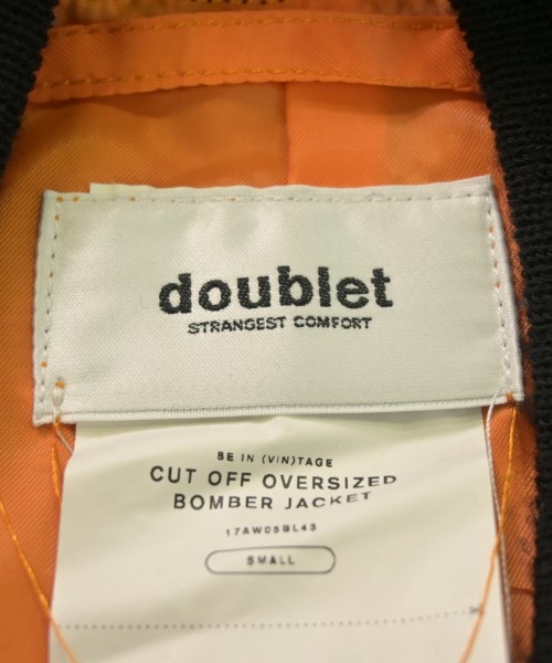 doublet（ダブレット）ミリタリーブルゾン 黒 サイズ:S メンズ/2200620787031