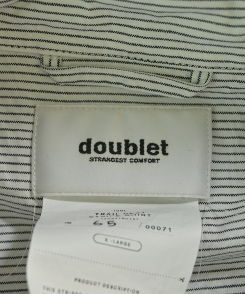 doublet（ダブレット）カジュアルシャツ 白 サイズ:XL メンズ/2200636587038