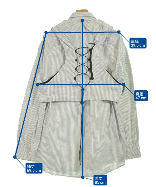 doublet（ダブレット）カジュアルシャツ 白 サイズ:XL メンズ/2200636587038