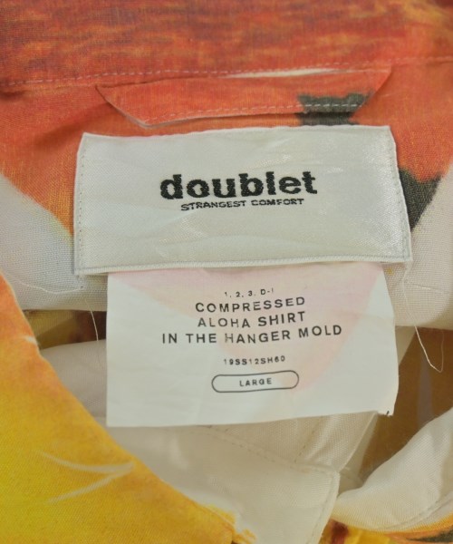 doublet（ダブレット）カジュアルシャツ 黄 サイズ:L メンズ/2200640402150