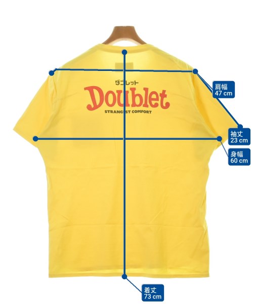 doublet（ダブレット）Tシャツ・カットソー 黄 サイズ:-(L位) メンズ/2200632658084