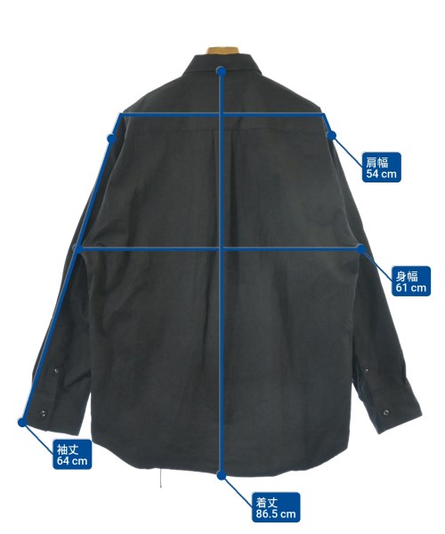 doublet（ダブレット）カジュアルシャツ 黒 サイズ:M メンズ/2200623504024