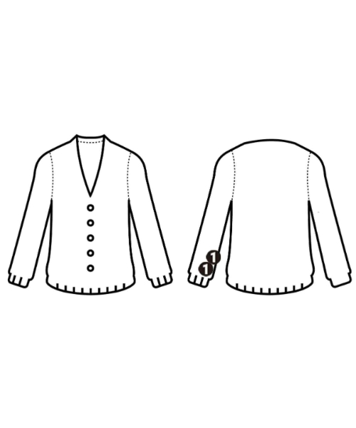 doublet（ダブレット）カーディガン 白 サイズ:M メンズ/2200623504031