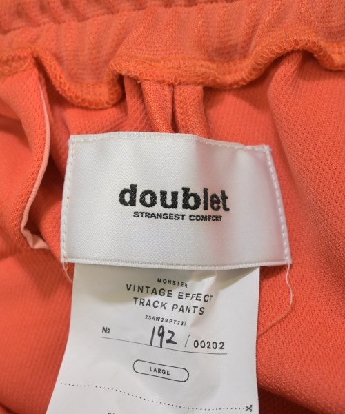 doublet（ダブレット）スウェットパンツ オレンジ サイズ:L メンズ/2200624094050
