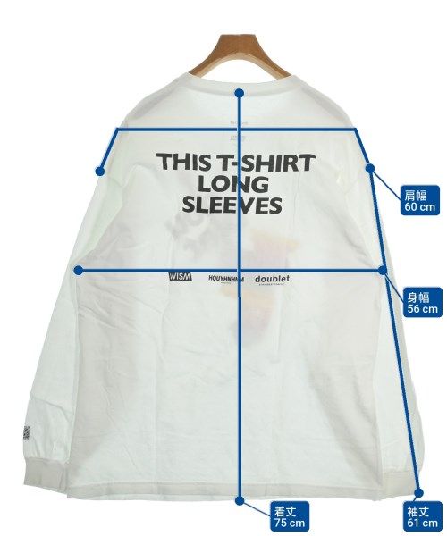 doublet（ダブレット）Tシャツ・カットソー 白 サイズ:F メンズ/2200624399391