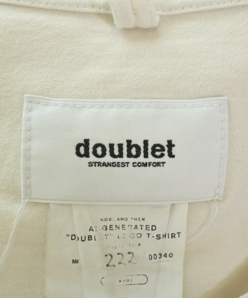 doublet（ダブレット）Tシャツ・カットソー 白 サイズ:L メンズ/2200630027035