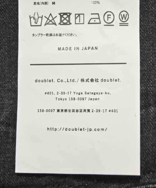 doublet（ダブレット）その他 黒 サイズ:M メンズ/2200631767237