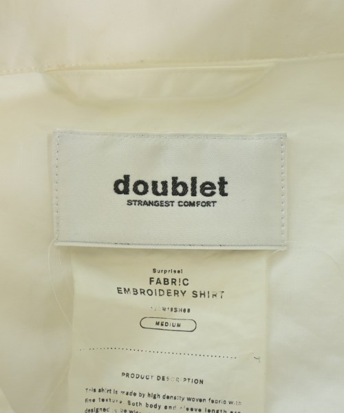 doublet（ダブレット）カジュアルシャツ 白 サイズ:M メンズ/2200610140020