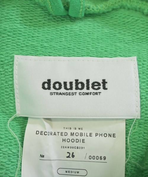 doublet（ダブレット）パーカー 緑 サイズ:M レディース/2200616300152