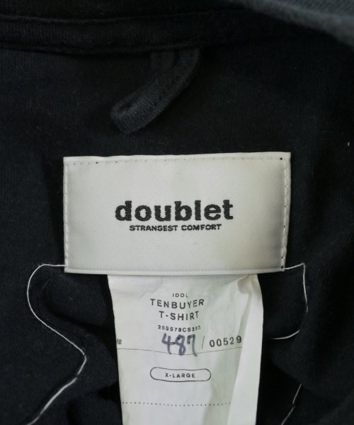 doublet（ダブレット）Tシャツ・カットソー 黒 サイズ:XL メンズ/2200616956038