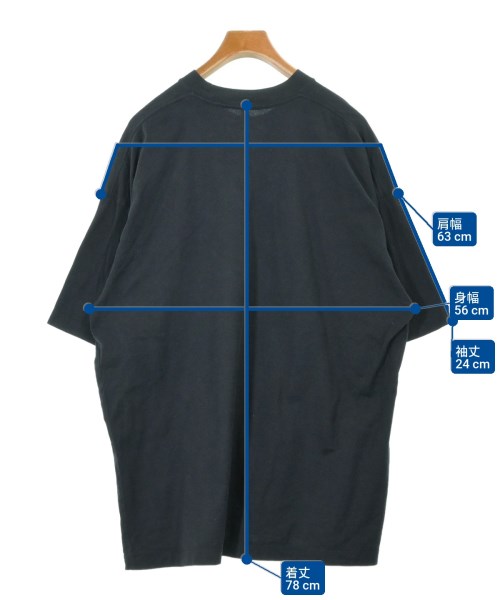 doublet（ダブレット）Tシャツ・カットソー 黒 サイズ:XL メンズ/2200616956038