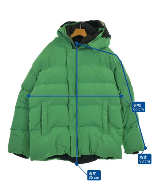doublet（ダブレット）ダウンジャケット/ダウンベスト 緑 サイズ:XL メンズ/2200618367016