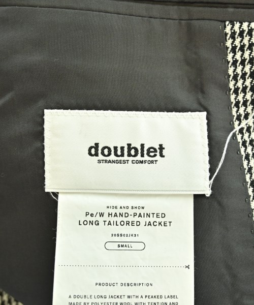 doublet（ダブレット）チェスターコート 黒 サイズ:S メンズ/2200671369026