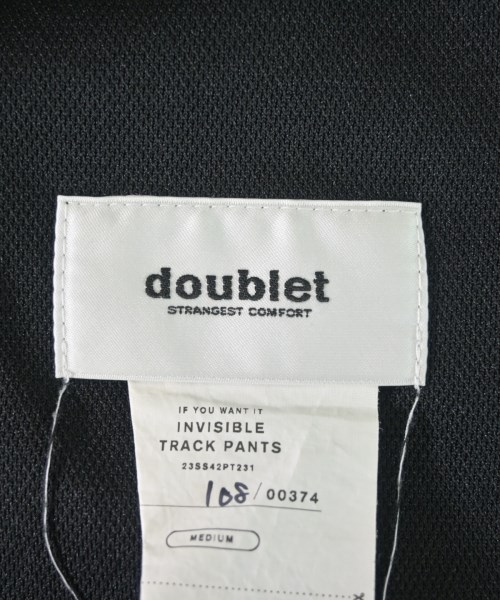 doublet（ダブレット）スウェットパンツ 黒 サイズ:M メンズ/2200675614054