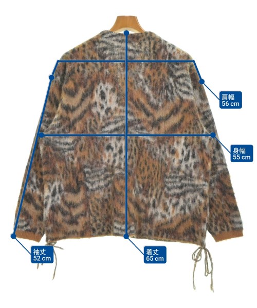 doublet（ダブレット）カーディガン 茶 サイズ:S メンズ/2200678873069