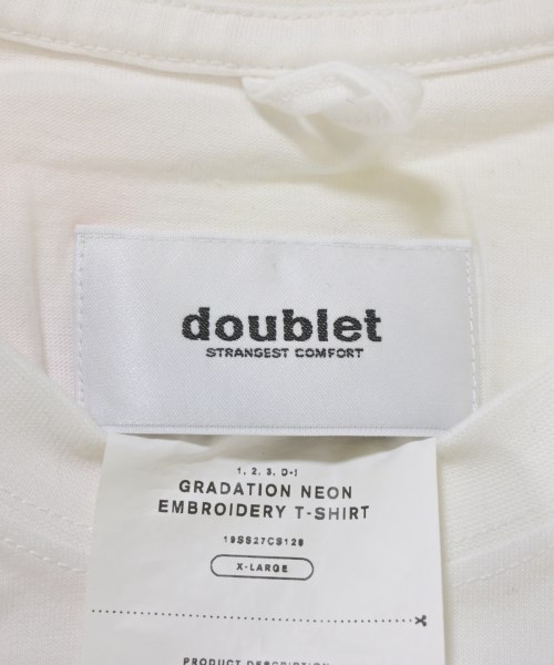 doublet（ダブレット）Tシャツ・カットソー 白 サイズ:XL メンズ/2200680453082
