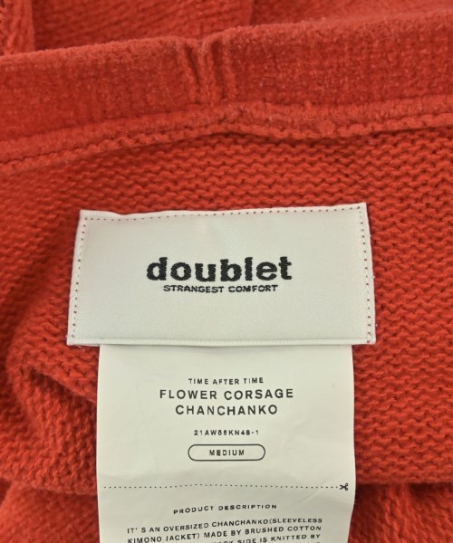 doublet（ダブレット）カーディガン 赤 サイズ:M メンズ/2200672509148