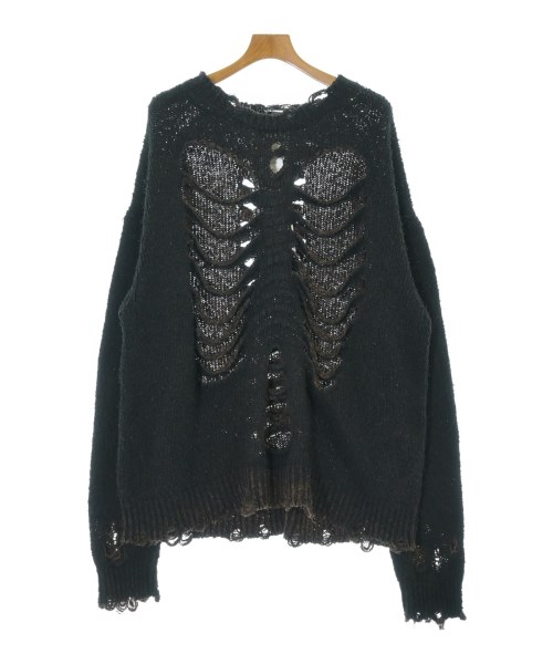 doublet(ダブレット)ニット・セーター 黒 サイズ:S/2200672509155