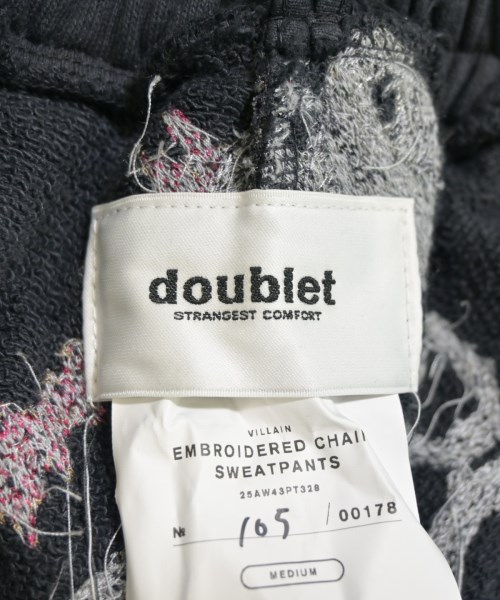 doublet（ダブレット）スウェットパンツ 黒 サイズ:M メンズ/2200681097056