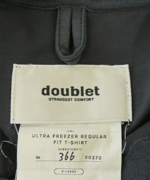 doublet（ダブレット）Tシャツ・カットソー 黒 サイズ:XL メンズ/2200681097063