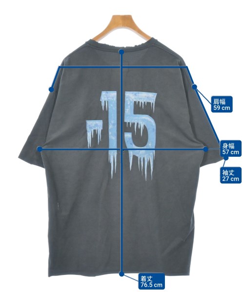 doublet（ダブレット）Tシャツ・カットソー 黒 サイズ:XL メンズ/2200681097063