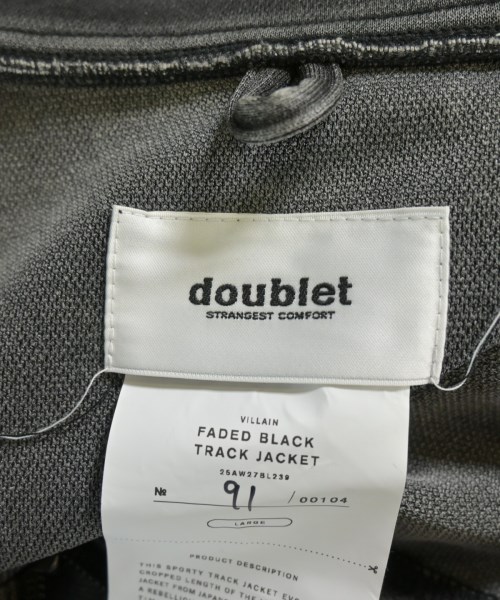 doublet（ダブレット）スウェット 黒 サイズ:L メンズ/2200681097094