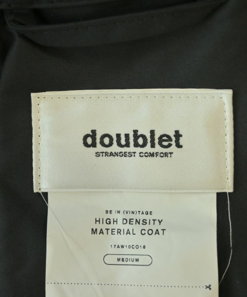 doublet（ダブレット）コート 黒 サイズ:M メンズ/2200696291012