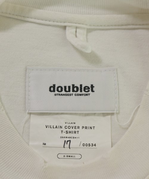 doublet（ダブレット）Tシャツ・カットソー 白 サイズ:XS メンズ/2200700811038