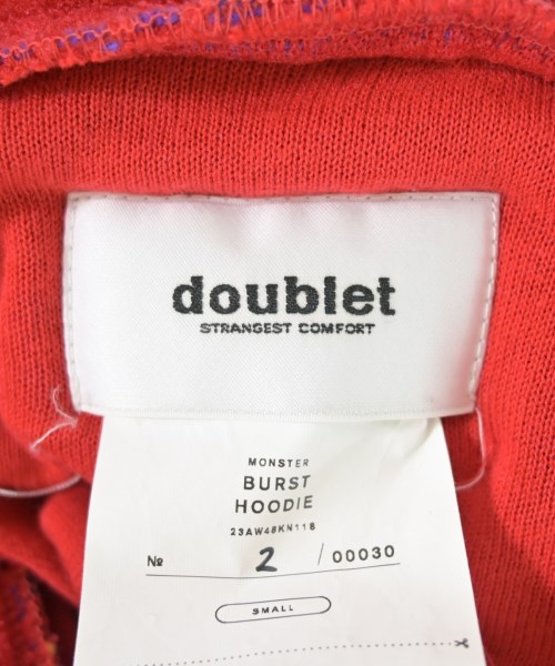 doublet（ダブレット）パーカー 赤 サイズ:S メンズ/2200696407024