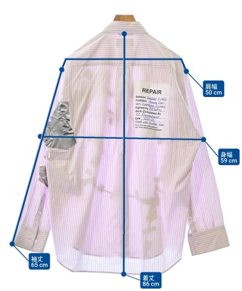 doublet（ダブレット）カジュアルシャツ ピンク サイズ:S メンズ/2200651184236