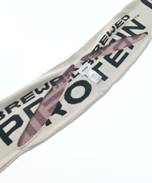 doublet（ダブレット）マフラー 白 サイズ:- メンズ/2200657442026