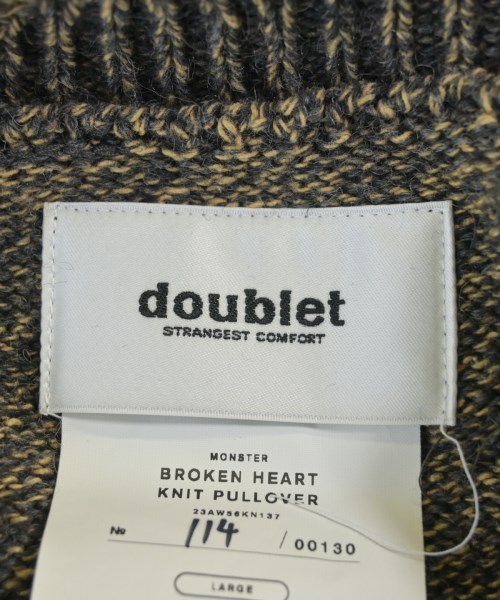 doublet（ダブレット）ニット・セーター グレー サイズ:L メンズ/2200710714374