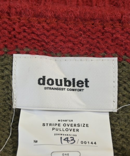 doublet（ダブレット）ニット・セーター 赤 サイズ:ONE メンズ/2200710714381