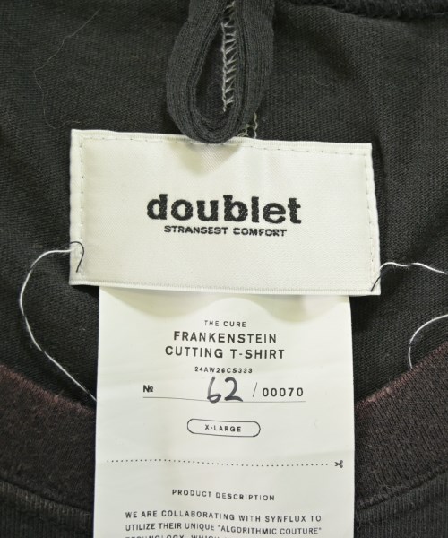 doublet（ダブレット）Tシャツ・カットソー グレー サイズ:XL メンズ/2200710714503