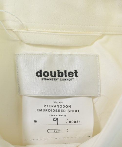 doublet（ダブレット）カジュアルシャツ 白 サイズ:S メンズ/2200710714756