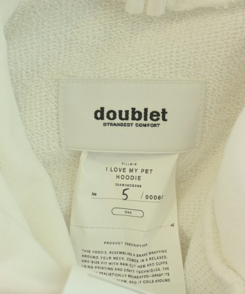 doublet（ダブレット）パーカー 白 サイズ:ONE メンズ/2200718597023