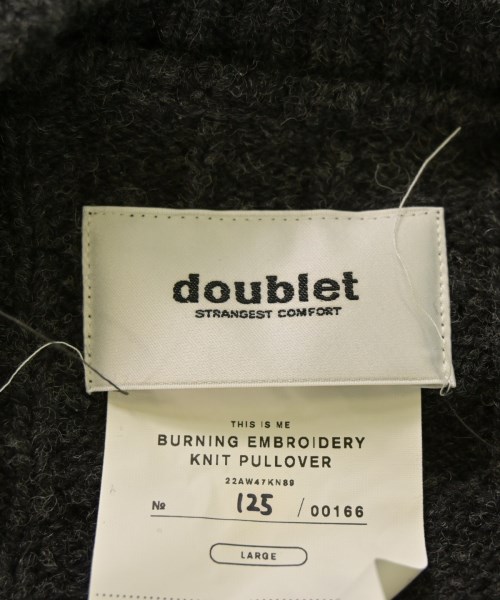 doublet（ダブレット）ニット・セーター グレー サイズ:L メンズ/2200648539025