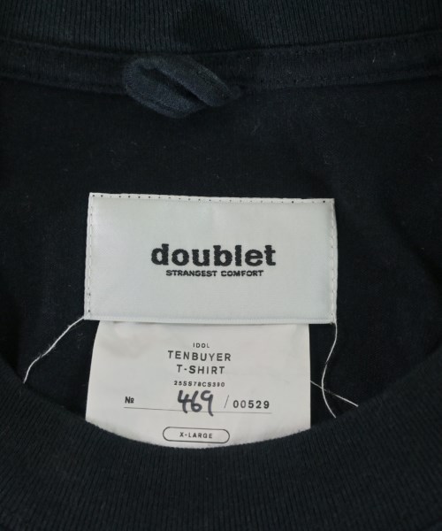 doublet（ダブレット）Tシャツ・カットソー 黒 サイズ:XL メンズ/2200648791065