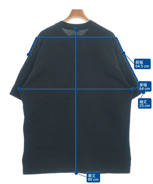 doublet（ダブレット）Tシャツ・カットソー 黒 サイズ:XL メンズ/2200648791065