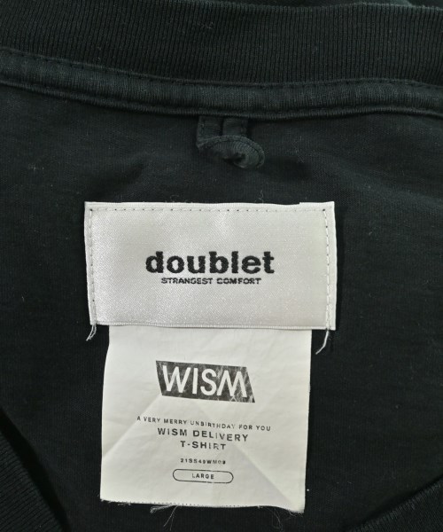 doublet（ダブレット）Tシャツ・カットソー 黒 サイズ:L メンズ/2200653758190