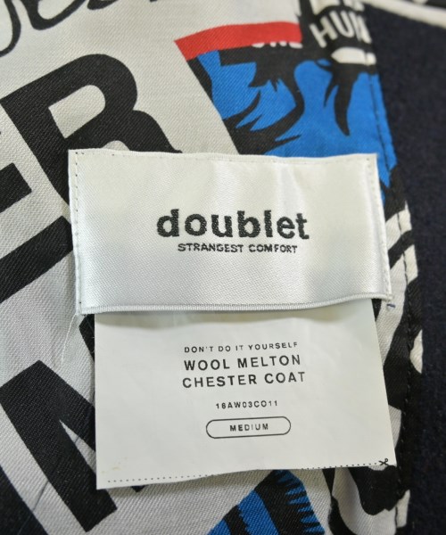doublet（ダブレット）チェスターコート 紺 サイズ:M メンズ/2200694741038