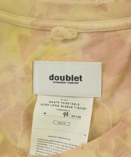 doublet（ダブレット）Tシャツ・カットソー 黄 サイズ:M メンズ/2200702922015