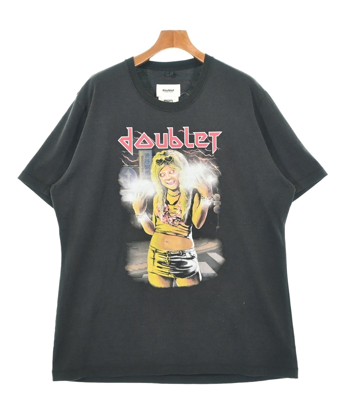 doublet（ダブレット）Tシャツ・カットソー 黒 サイズ:L メンズ