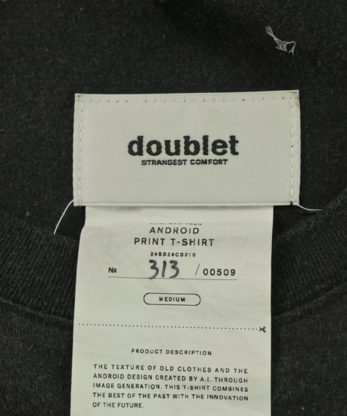 doublet（ダブレット）Tシャツ・カットソー グレー サイズ:M メンズ/2200709199021