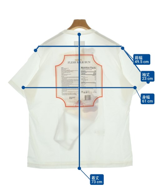 doublet（ダブレット）Tシャツ・カットソー 白 サイズ:M メンズ/2200655745112