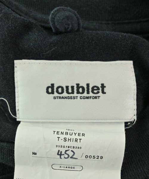 doublet（ダブレット）Tシャツ・カットソー 黒 サイズ:XL メンズ/2200670589050