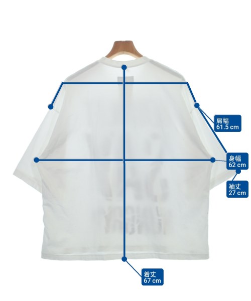 doublet（ダブレット）Tシャツ・カットソー 白 サイズ:M メンズ/2200670589081