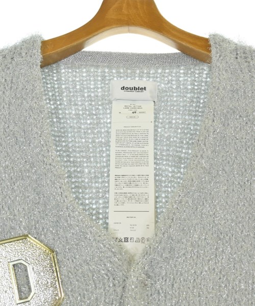 doublet（ダブレット）カーディガン シルバー サイズ:M メンズ/2200671242107