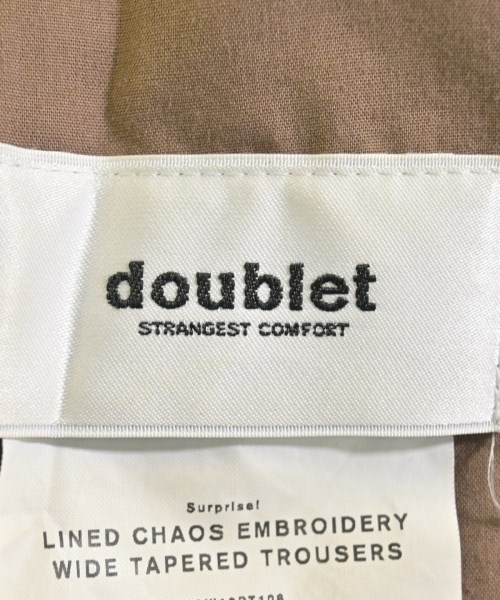 doublet（ダブレット）スラックス 茶 サイズ:S メンズ/2200671242190