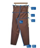 doublet（ダブレット）スラックス 茶 サイズ:S メンズ/2200671242190